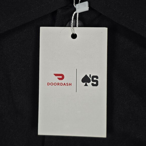 Doordash Aces The Mecca New York Hustle Heart NWT Mens 2XL Snap Black Jacket - Picture 4 of 7